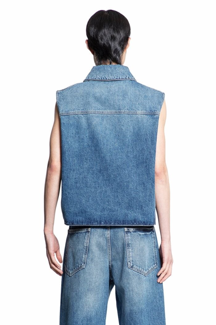 GIVENCHY Sleeveless Denim Jacket