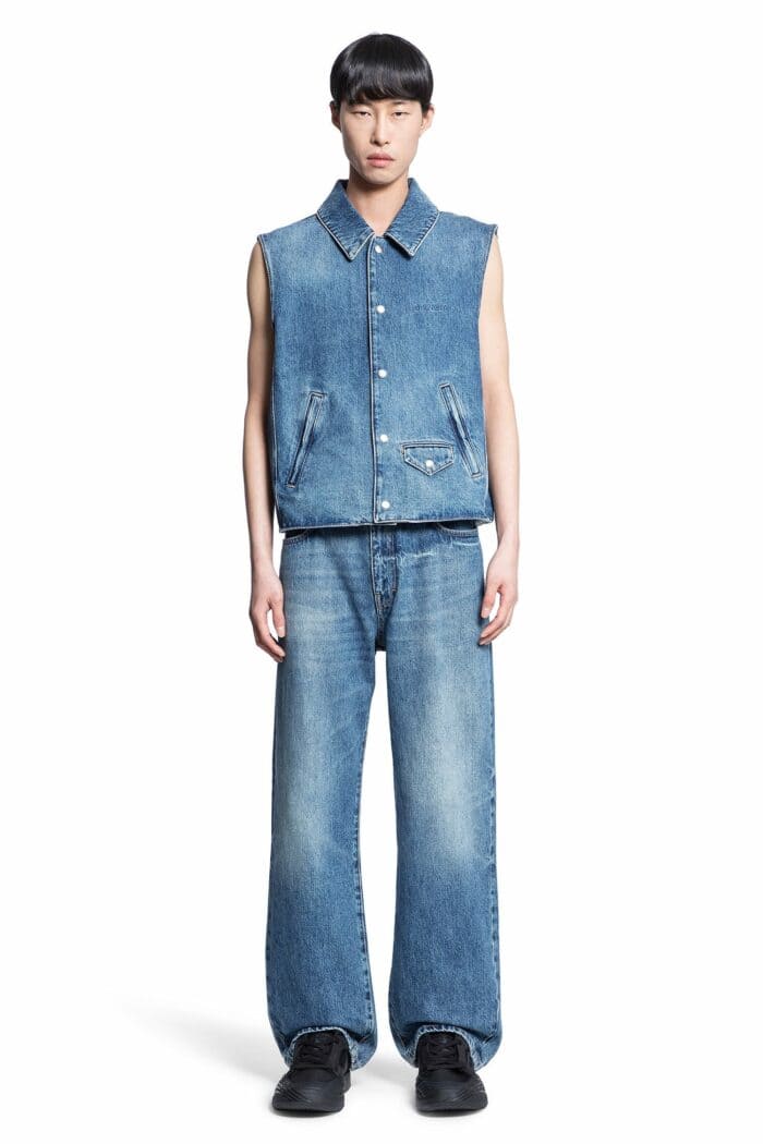 GIVENCHY Sleeveless Denim Jacket