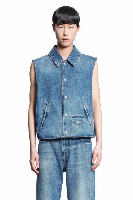 GIVENCHY Sleeveless Denim Jacket