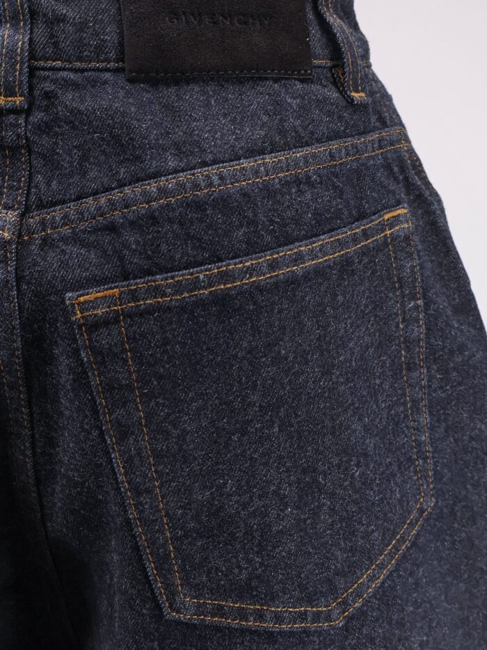 Givenchy Twisted Dark Blue Denim Jeans