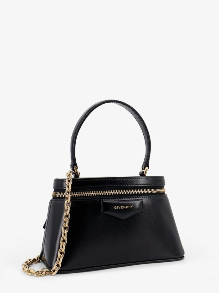 Givenchy Vanity Antigona Leather Handbag With Lettering Logo On The Front