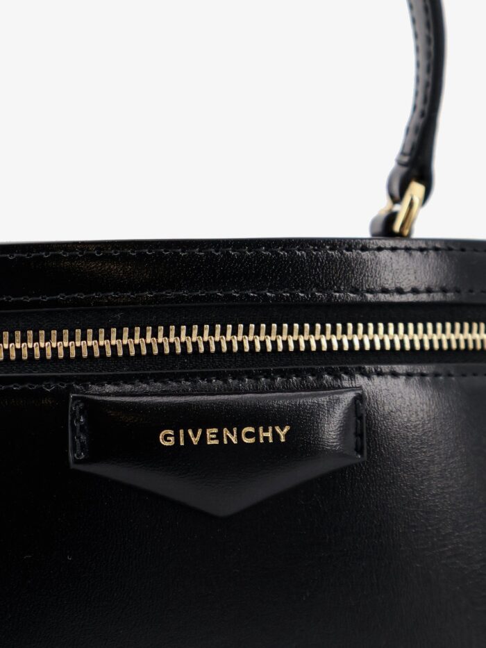 Givenchy Vanity Antigona Leather Handbag With Lettering Logo On The Front