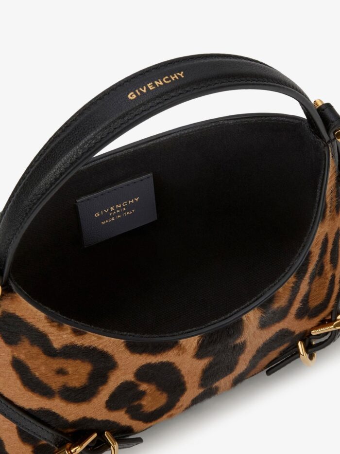 Givenchy Voyou Nano Bag Pony Skin Crossbody Bag With Animal Print