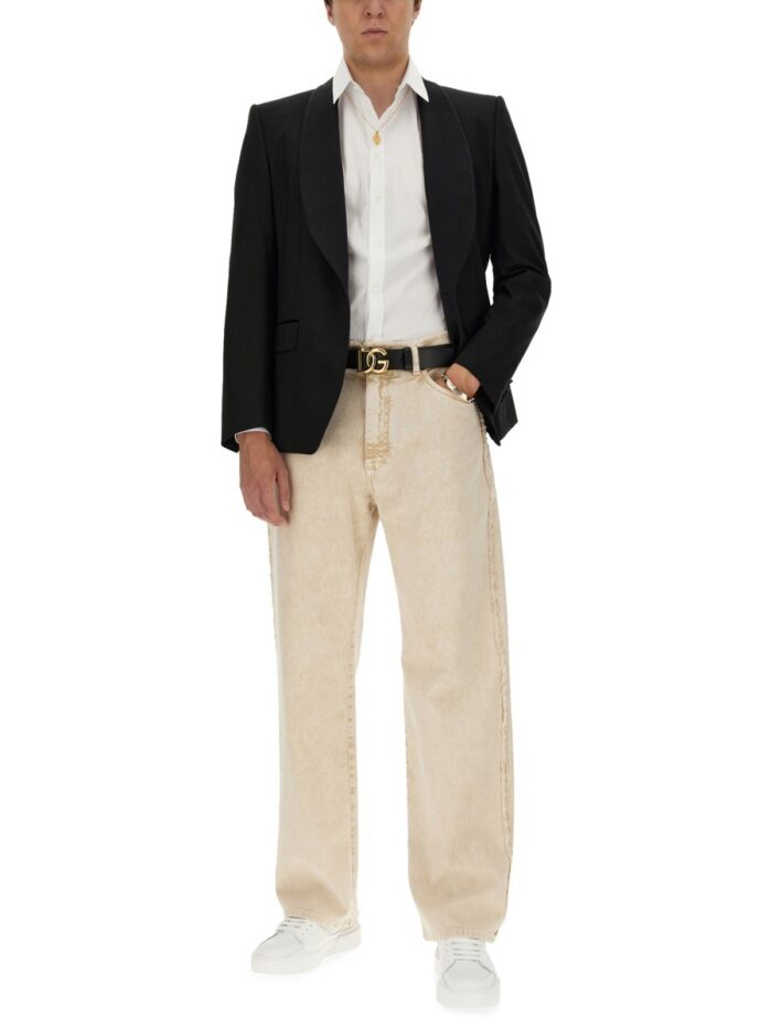 Dolce & Gabbana Camicia Gold Fit In Cotone