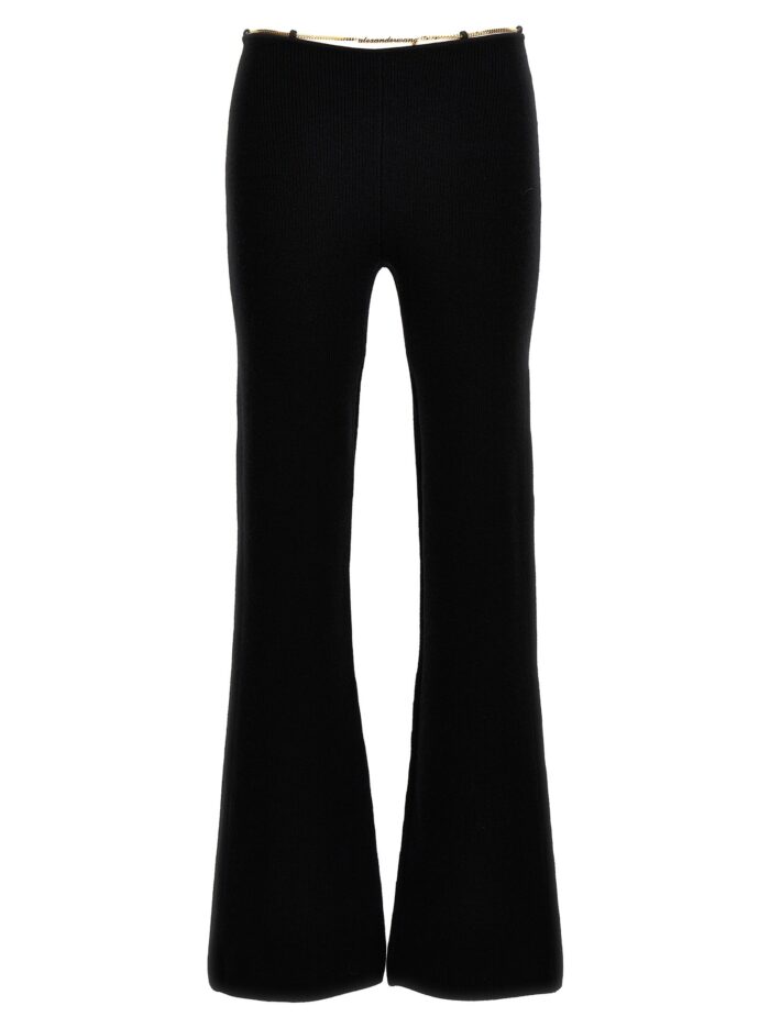 alexander wang 'gold nameplate chain' pants Alexander Wang 'Gold Nameplate Chain' Pants