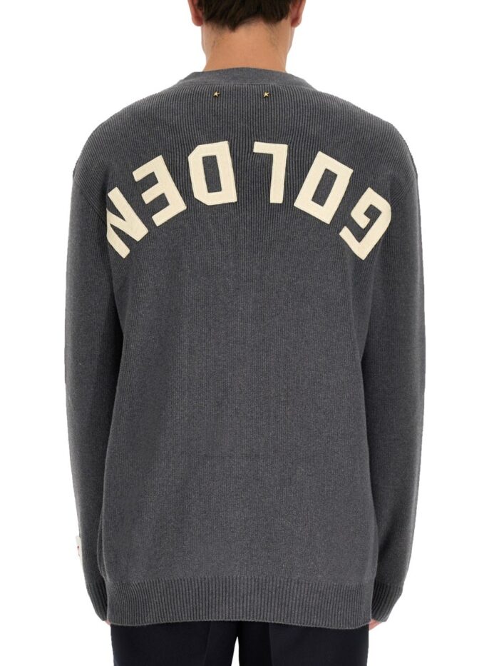 Golden Goose CARDIGAN REVERS LOGO