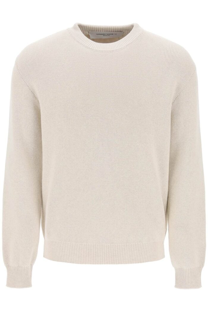 GOLDEN GOOSE Davis Cotton Rib Sweater