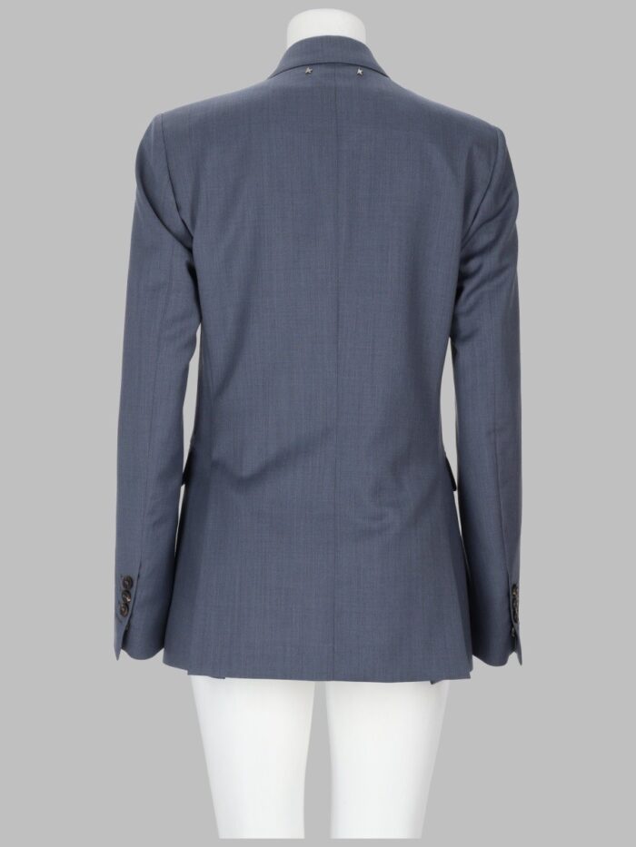 Golden Goose Deluxe Brand Baby Blue Double Breasted Blazer