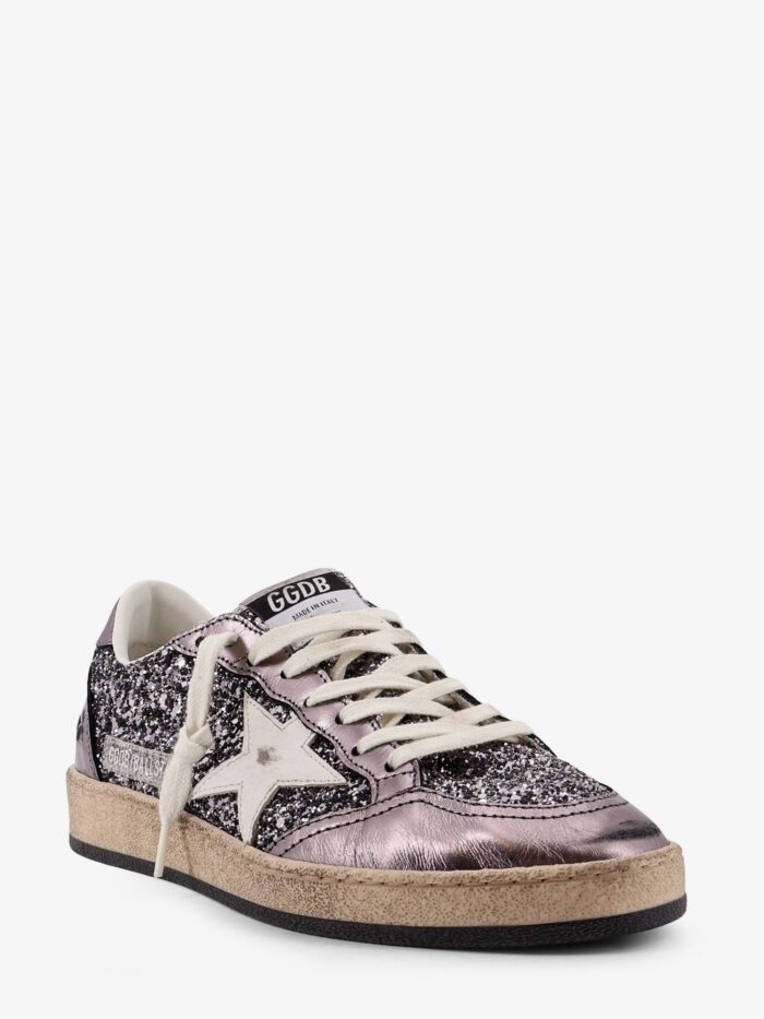 Golden Goose Deluxe Brand Ball Star Glittered Leather Sneakers