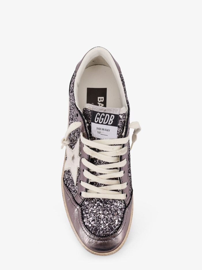 Golden Goose Deluxe Brand Ball Star Glittered Leather Sneakers