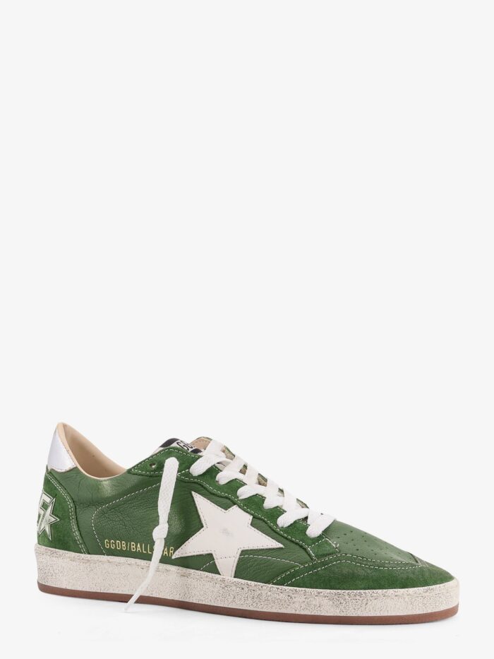 Golden Goose Deluxe Brand Ball-Star Leather Sneakers With Embossed Iconic Detail