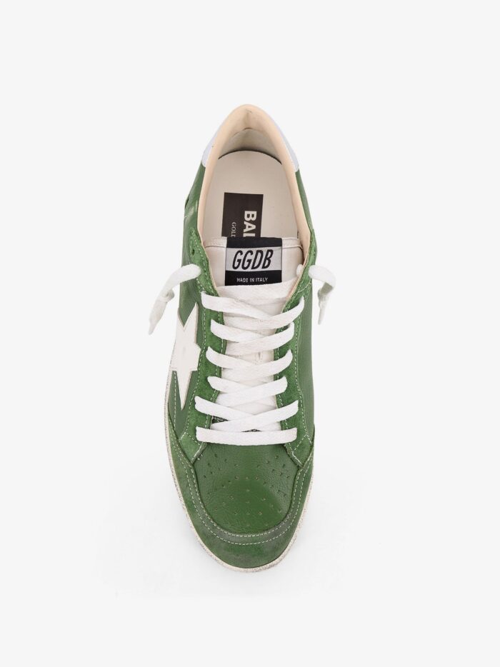 Golden Goose Deluxe Brand Ball-Star Leather Sneakers With Embossed Iconic Detail