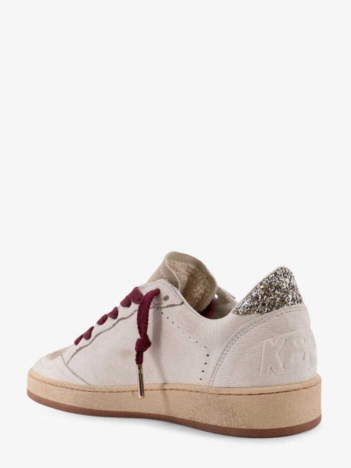 Golden Goose Deluxe Brand Ball Star Leather Sneakers With Suede Inserts