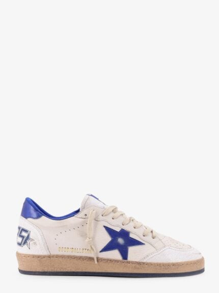 Golden Goose Deluxe Brand Ball Star Low-top Leather Sneakers With Used Effect