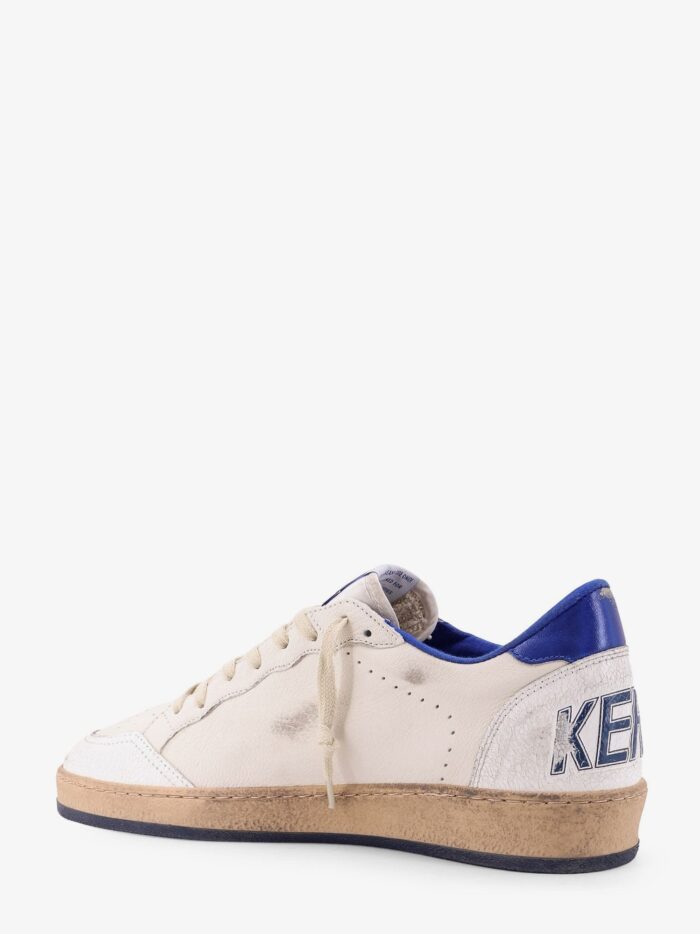 Golden Goose Deluxe Brand Ball Star Low-top Leather Sneakers With Used Effect