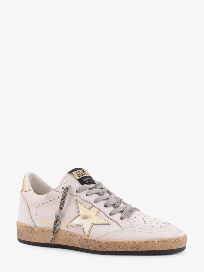 Golden Goose Deluxe Brand Ball Star Low-top Suede Sneakers With Used Effect