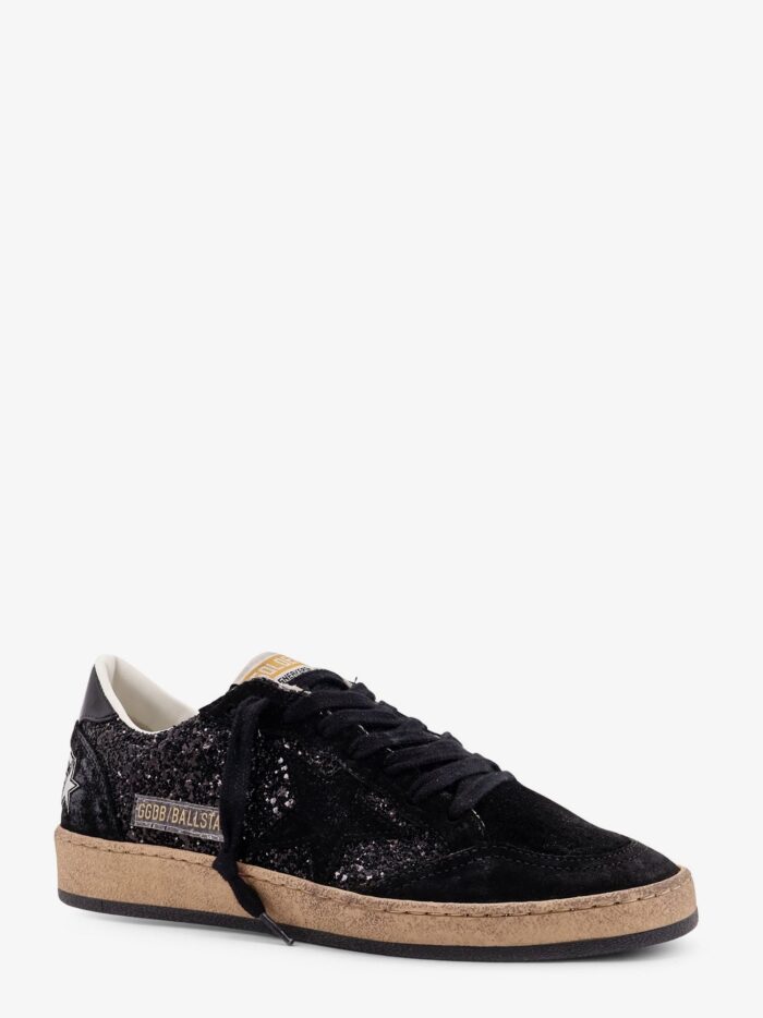 Golden Goose Deluxe Brand Ball Star Low-top Suede Sneakers With Used Effect