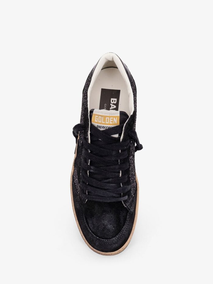 Golden Goose Deluxe Brand Ball Star Low-top Suede Sneakers With Used Effect
