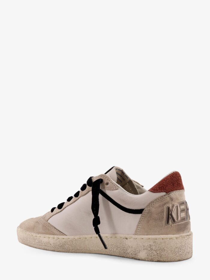 Golden Goose Deluxe Brand Ball Star With Padded Collar Leather Sneakers