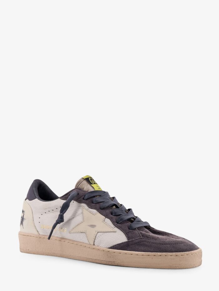 Golden Goose Deluxe Brand Ballstar Leather Sneakers And Suede With Side Logo