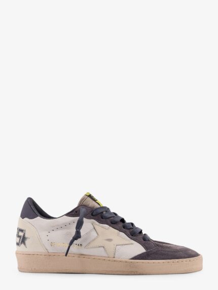 Golden Goose Deluxe Brand Ballstar Leather Sneakers And Suede With Side Logo