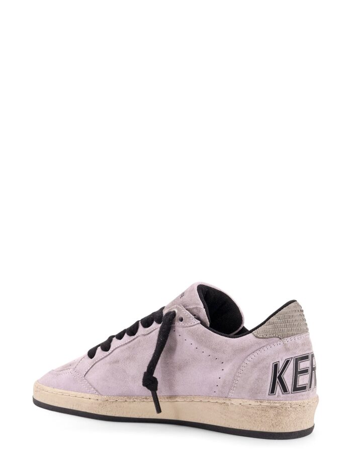 Golden Goose Deluxe Brand Ballstar Low-top Suede Sneakers With Used Effect