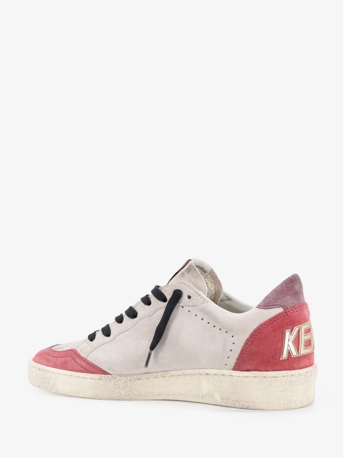 Golden Goose Deluxe Brand Ballstar Suede Sneakers With Logo On The Side