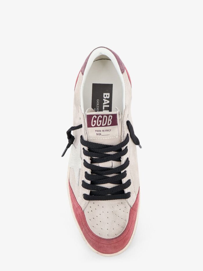 Golden Goose Deluxe Brand Ballstar Suede Sneakers With Logo On The Side