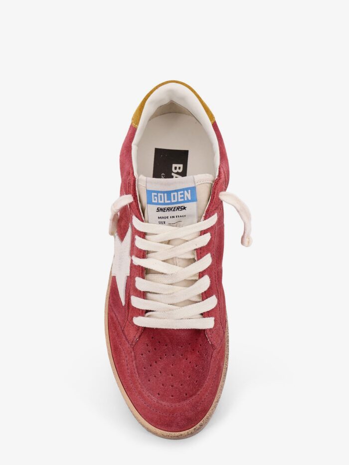 Golden Goose Deluxe Brand Ballstar Suede Sneakers With Side Logo