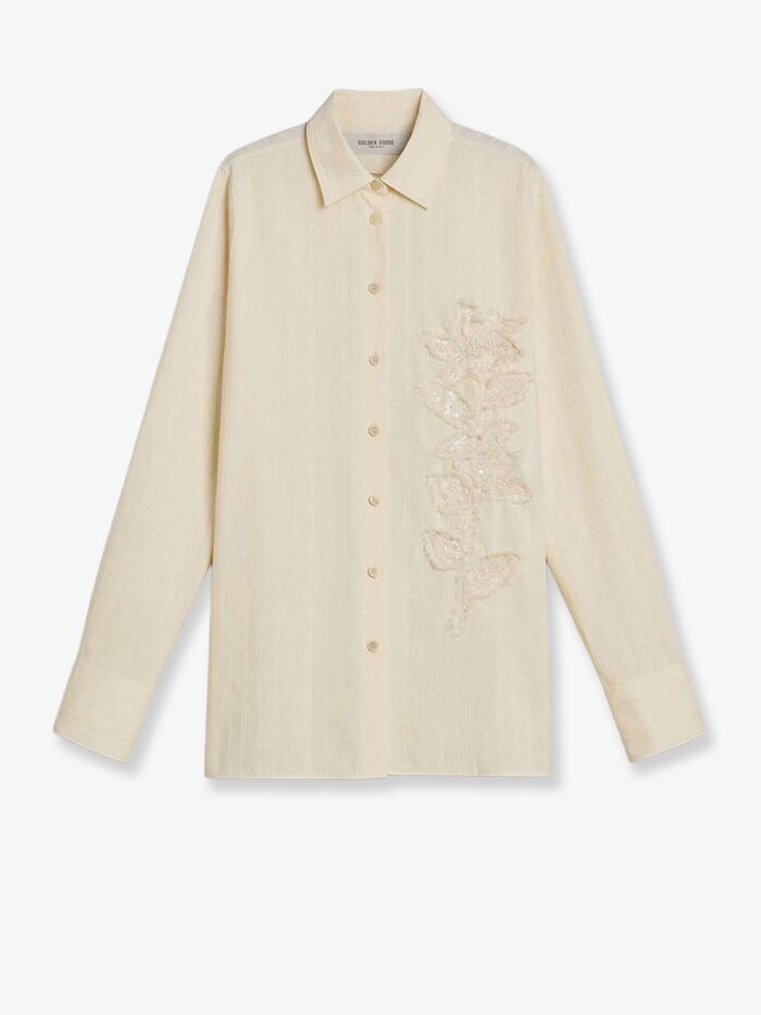 Golden Goose Deluxe Brand Cotton Shirt With Sequins