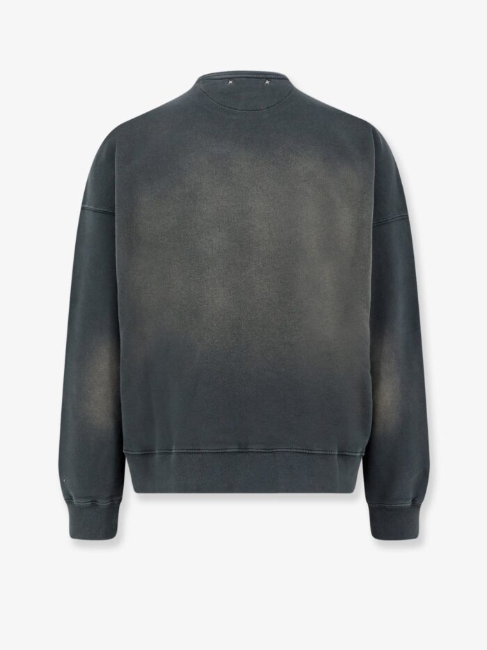 Golden Goose Deluxe Brand Cotton Sweatshirt With Distressed Effect