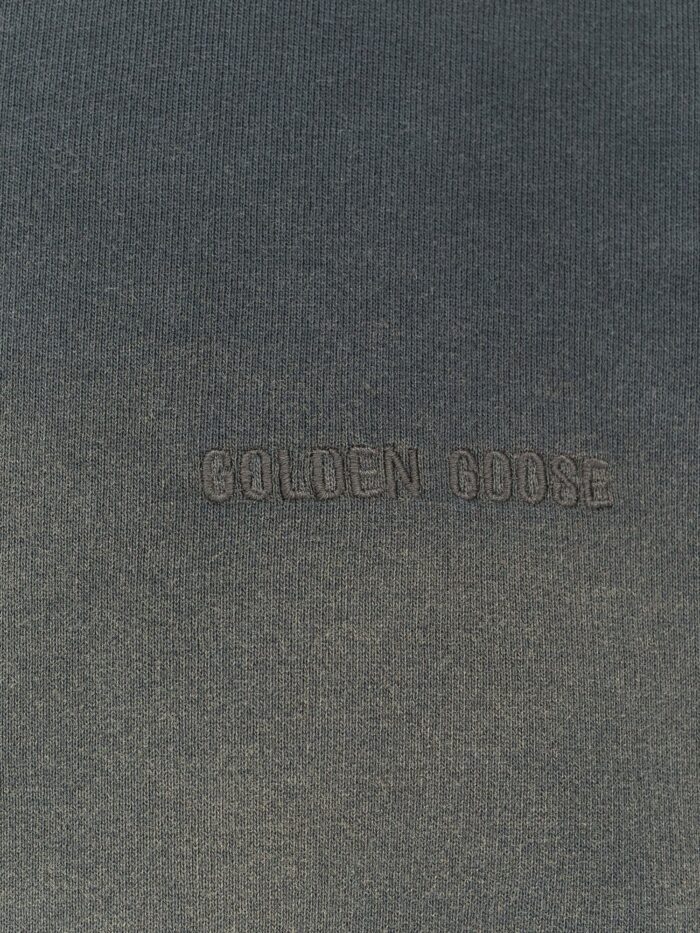 Golden Goose Deluxe Brand Cotton Sweatshirt With Distressed Effect
