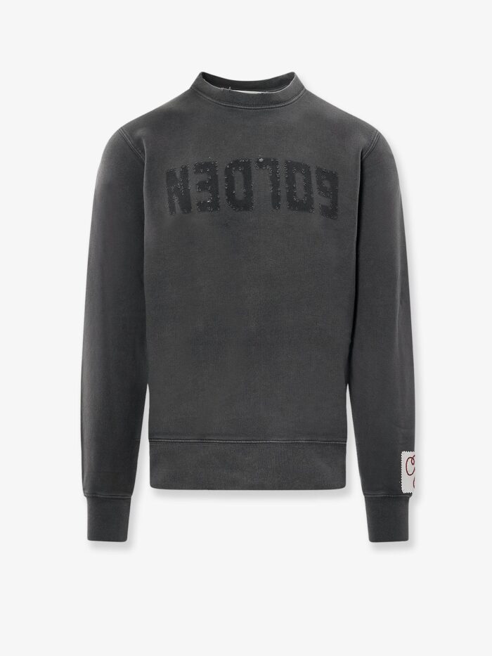 Golden Goose Deluxe Brand Cotton Sweatshirt With Logo Print