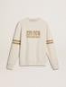 Golden Goose Deluxe Brand Cotton Sweatshirt With Logo Print