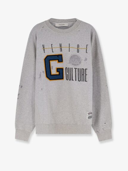 Golden Goose Deluxe Brand Cotton Sweatshirt With Print On The Front
