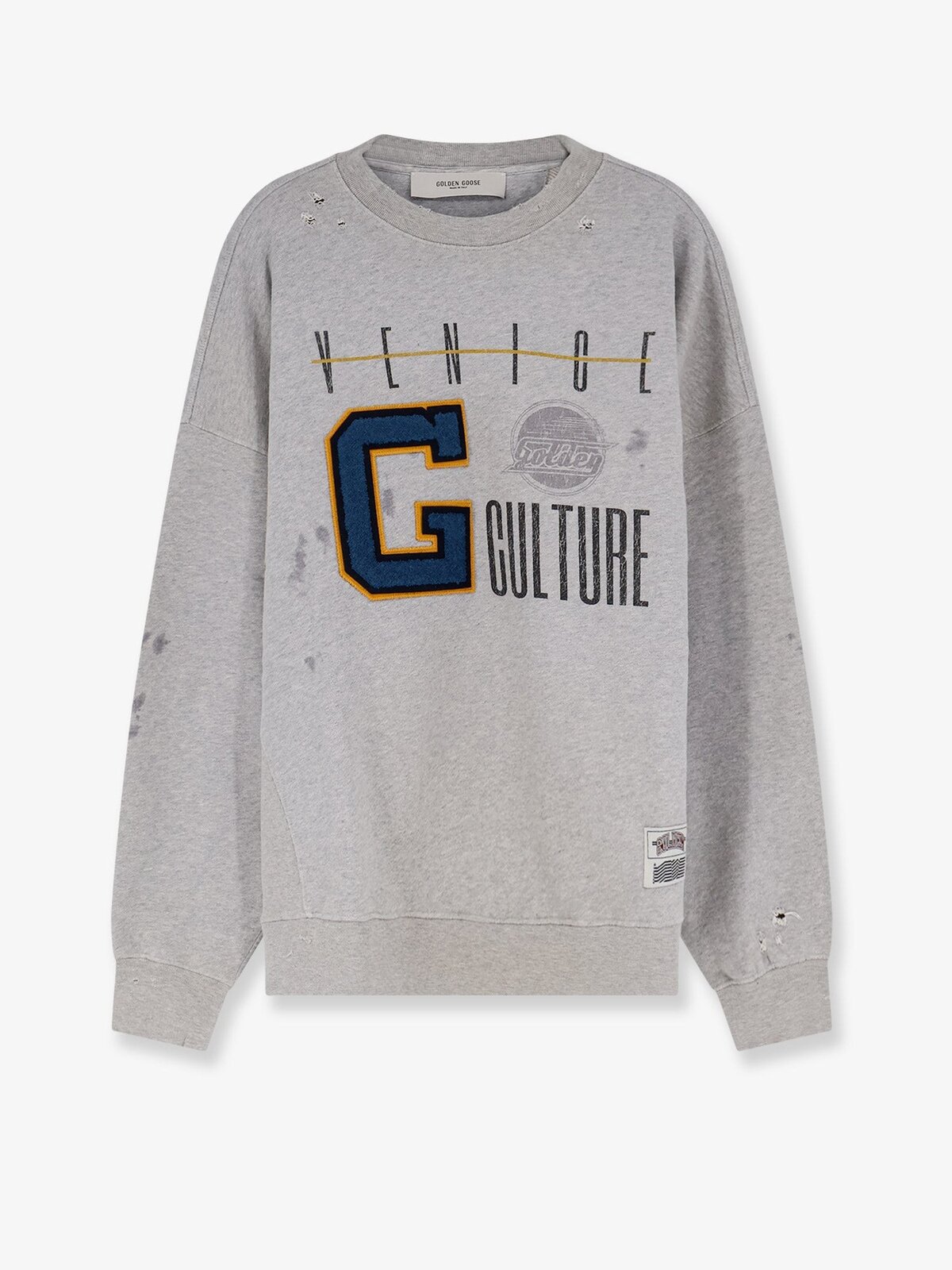 Golden Goose Deluxe Brand Cotton Sweatshirt With Print On The Front