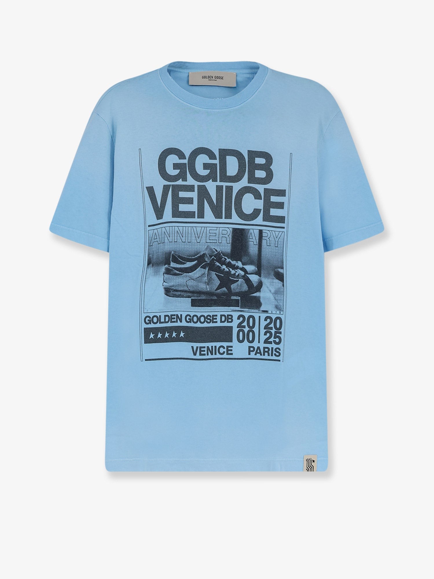 Golden Goose Deluxe Brand Cotton T-shirt With Print On The Front