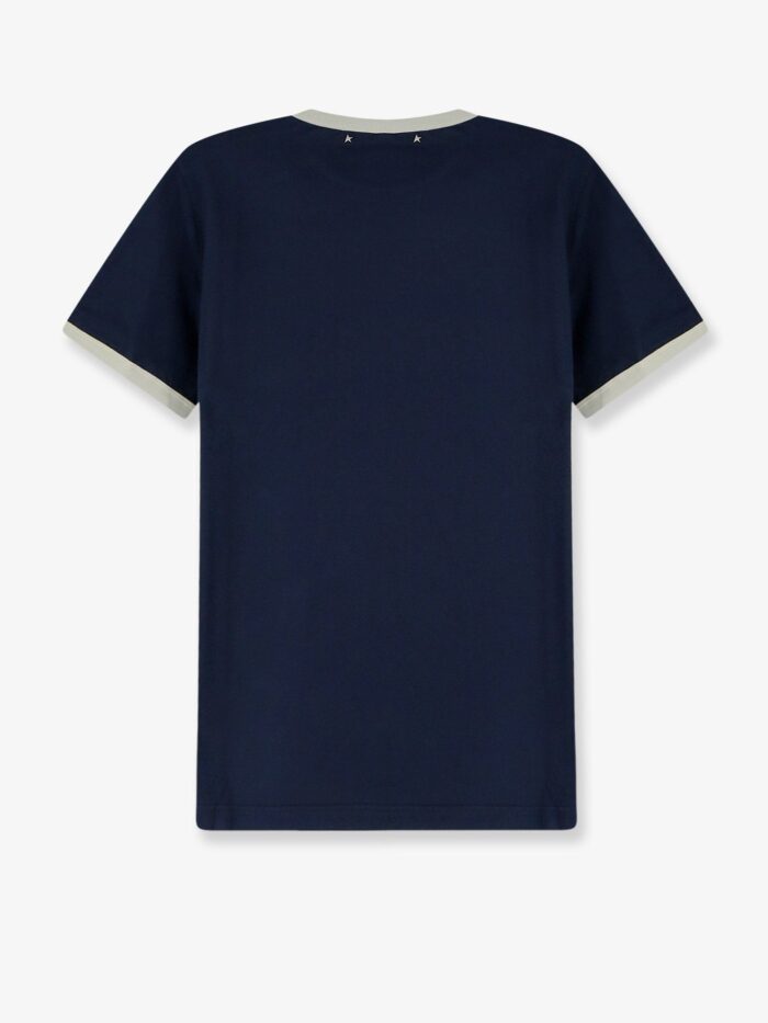 Golden Goose Deluxe Brand Cotton T-shirt With Printed Logo On The Front