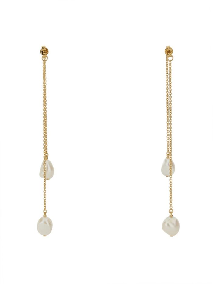 Golden Goose Deluxe Brand DANGLING EARRINGS WITH PEARLS