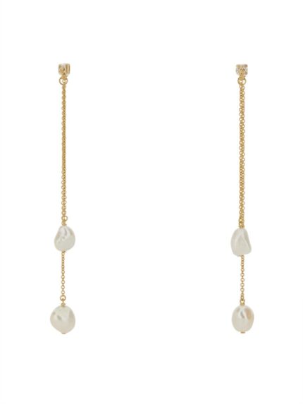 Golden Goose Deluxe Brand DANGLING EARRINGS WITH PEARLS