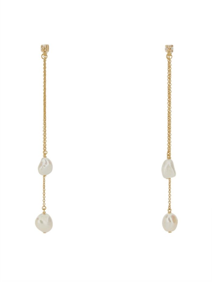 Golden Goose Deluxe Brand DANGLING EARRINGS WITH PEARLS