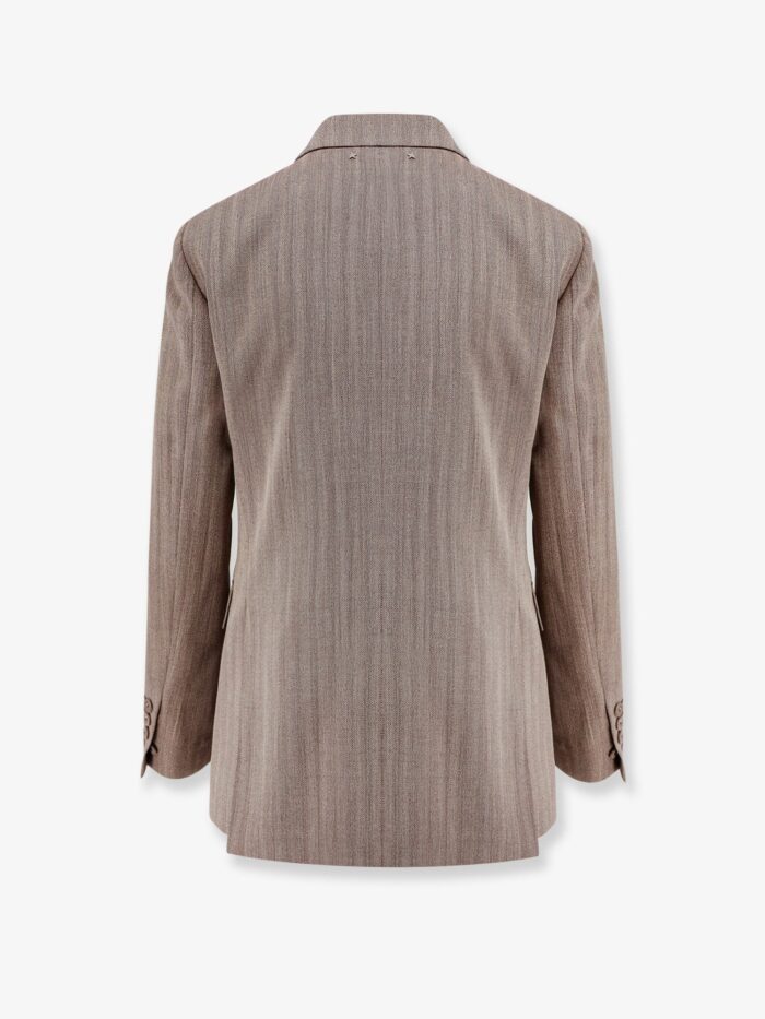 Golden Goose Deluxe Brand Diva Herringbone Virgin Wool Blazer