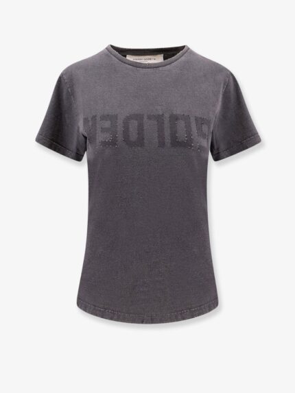 Golden Goose Deluxe Brand Doris Cotton T-shirt With Logo Detail