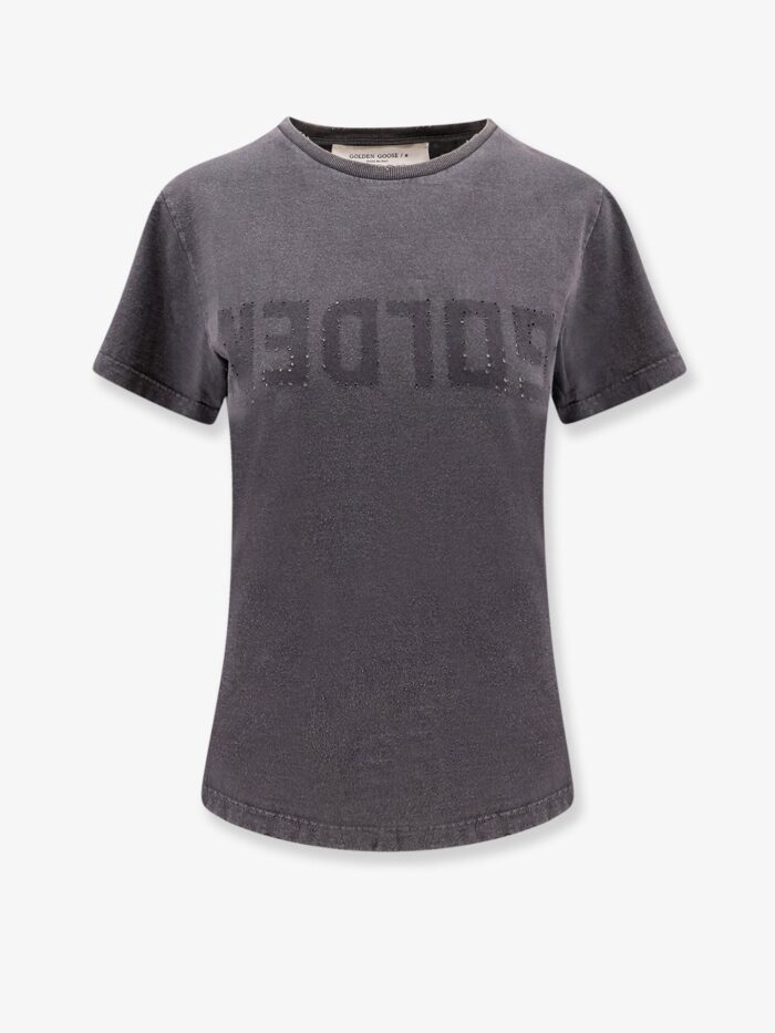 Golden Goose Deluxe Brand Doris Cotton T-shirt With Logo Detail