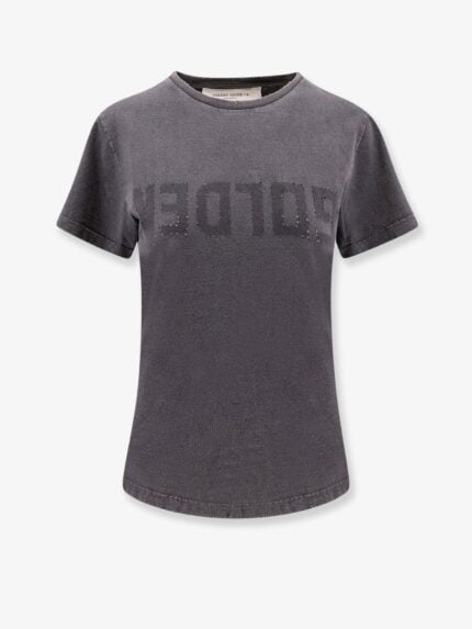 Golden Goose Deluxe Brand Doris Cotton T-shirt With Logo Detail