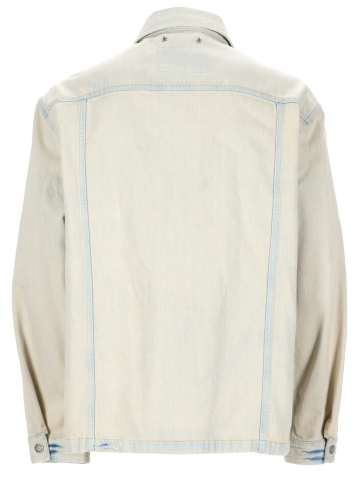 Golden Goose Deluxe Brand GIACCA IN DENIM CON TASCA RICAMATA