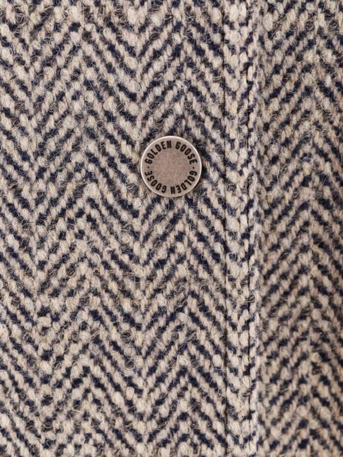 Golden Goose Deluxe Brand Herringbone Fabric Jacket