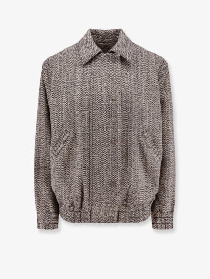 Golden Goose Deluxe Brand Herringbone Fabric Jacket
