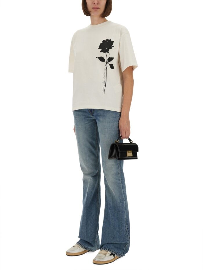 Golden Goose Deluxe Brand "JOURNEY" T-SHIRT WITH PRINT