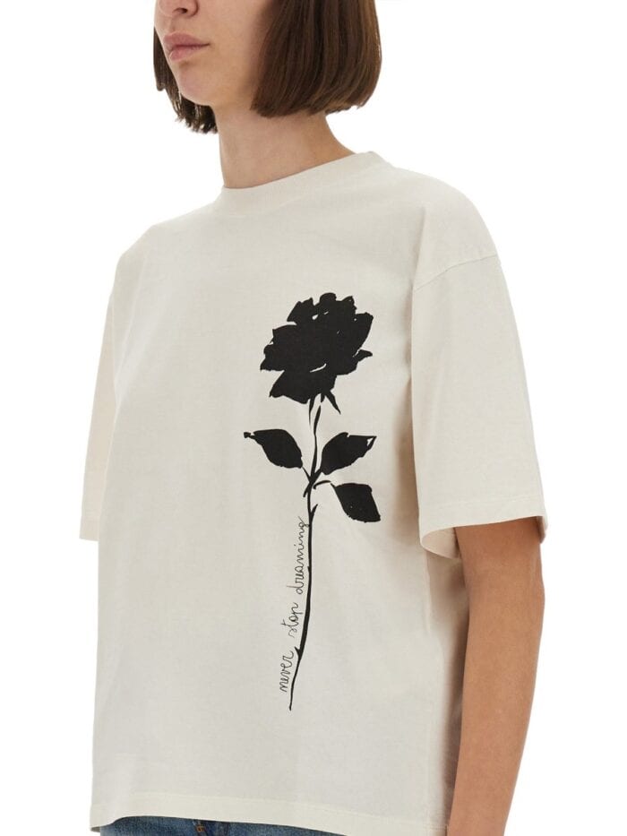 Golden Goose Deluxe Brand "JOURNEY" T-SHIRT WITH PRINT